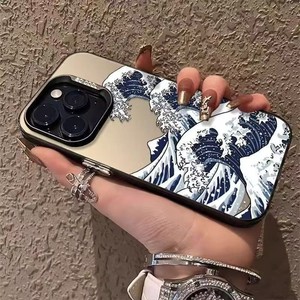 Sóng Bão Thiết Kế Trường Hợp Điện Thoại Cho Iphone 17 16 15 14 13 12 11 Pro Max Không Khí Chống Sốc Và Chống-Dấu Vân Tay Bìa - Product Image 5