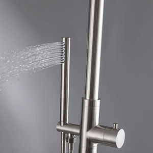 Ducha Exterior Independiente <span class=keywords><strong>de</strong></span> Acero Inoxidable 316 <span class=keywords><strong>con</strong></span> Acabado Níquel Cepillado, Conjunto <span class=keywords><strong>de</strong></span> Ducha para <span class=keywords><strong>Piscina</strong></span>, Jardín y <span class=keywords><strong>Playa</strong></span> - Product Image 4