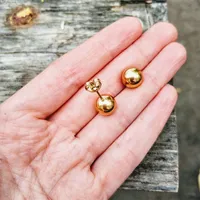 Boucles d'oreilles clous hypoallergéniques EManco pour femmes, petites boucles d'oreilles géométriques en acier inoxydable, vente en gros, dropshipping, bijoux de mode