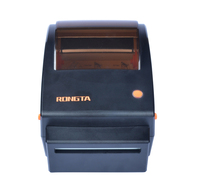Printer Label Barcode Thermal Desktop RONGTA RP410C Portabel Android untuk Pengiriman 4 Inch Pemotong OTOMATIS 203dpi 150mm/s