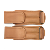 Sangle de soutien réglable unisexe en cuir et métal pour poignet et cheville, avec logo personnalisé, antidérapante et protectrice, pour l'entraînement – Vente en gros