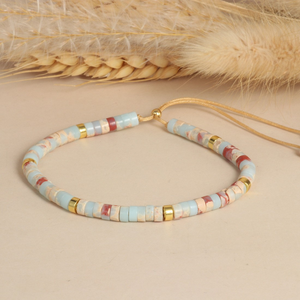 Pulsera de Rodocrosita Tejida Ajustable con Cuentas de Piedra Natural, Joyería Unisex Multicolor para Regalo del Día de la Madre, Compra al por Mayor - Product Image 5