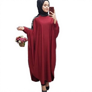 Custom New Design Maxi Casual Long Dress Caftan <b>Kaftan</b> Abaya Islamic Clothing Polyester Women <b>Plus</b> <b>Size</b> - Product Image 3