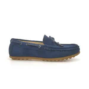 Fashion子供Loafers Casual子供の靴フラットボートのためスエードウォークシューズ