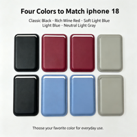 Étui portefeuille magnétique de luxe en cuir PU personnalisé OEM pour iPhone 18 Pro, avec porte-cartes d'identité/bancaire sécurisé universel