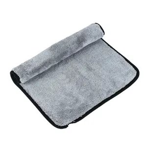 माइक्रो शोषक मूंगा ऊन आलीशान मोटाई Microfiber सुखाने तौलिया कार धोने तौलिया सफाई कपड़ा
