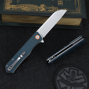 Cuchillo Bowie Táctico Plegable de Acero D2 con Mango de Fibra de Lino, en Oferta - Product Image 4