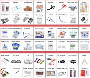 Nuovo design scatole di pronto soccorso in plastica ABS di vendita calda Kit di pronto soccorso sul posto di lavoro di grandi dimensioni con fornitore medico di accessori - Product Image 6