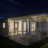 Maison conteneur extensible à double aile certifiée CE de 40 pieds avec installation rapide et design respirant, construction en acier galvanisé