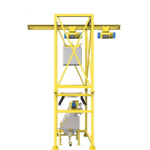 Station de déchargement de sacs en vrac compatible avec les sacs de grande et petite taille pour la manutention de poudres industrielles - Product Image 1