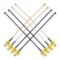 Câble coaxial ANNXIN UFL vers RP SMA femelle, cordon d'extension fin de 1,13 mm pour module IoT, antenne de drone FPV, vente en gros