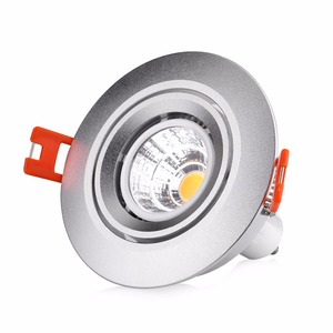 Agujero abierto 70mm de plata de De Vivienda MR16 bombilla halógena Led <span class=keywords><strong>Downlight</strong></span> accesorios GU10 - Product Image 2