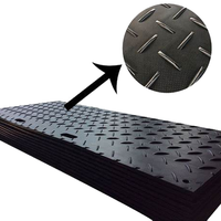 Tapis de protection de terrain de chantier en PE à emboîtement, robustes et durables, pour équipement temporaire, construction, excavatrice, route, tapis en HDPE