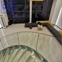 Rampe en verre LED, escalier en colimaçon en acier inoxydable pour usage intérieur, appartements, villas - Marque Maist, fabriqué en Chine, respectueux de l'environnement