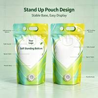 Sachets Doypack Bag-in-Box à double compartiment, imprimés sur mesure, en feuille haute barrière pour emballage liquide, vente en gros