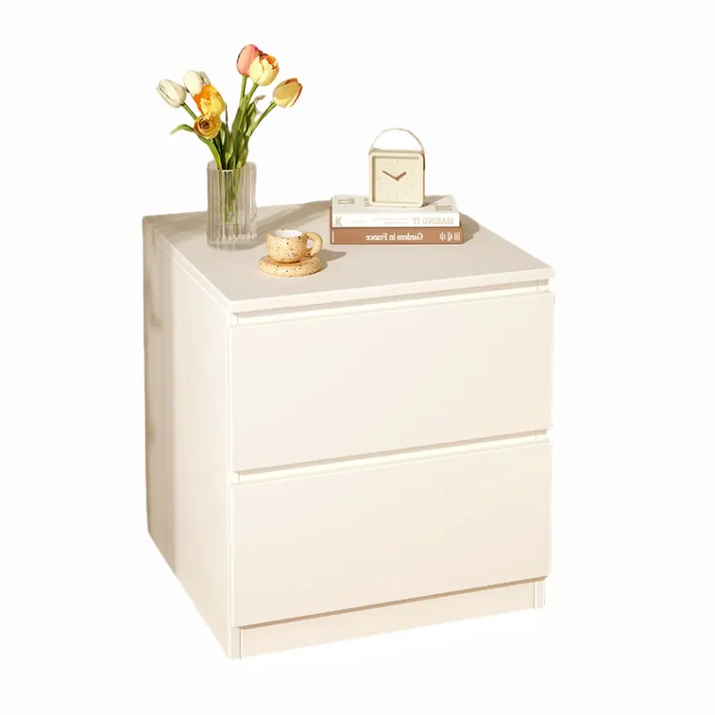 Factory Direct Sales Fashion White Movable Bedside Table Nightstands For Living Room