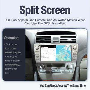 Autoradio multimédia STWEI 9 pouces pour Toyota Camry XV40 Aurion 2007 - 2011, CarPlay sans fil, Auto WiFi, Navigation GPS, SWC, Stéréo - Product Image 5