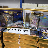 Coffret Cadeau Exclusif Officiel Chinois Simplifié 30ème Anniversaire Cartes Espeon Umbreon Jeux de Cartes Booster pour Cadeau