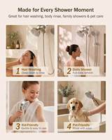 Filtre de douche efficace pour hôtel avec double tête de filtration, facile à utiliser