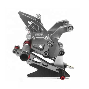 Reposapiés Traseros Ajustables CNC Personalizados para Motocicleta, para <span class=keywords><strong>KAWASAKI</strong></span> ZX6R/<span class=keywords><strong>636</strong></span> 2007 <span class=keywords><strong>2008</strong></span> - Product Image 6
