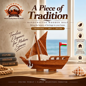 Modelo de Barco de Madera Artesanal, Escultura Decorativa Náutica Rústica para Mesa, Hogar, Oficina, Decoración Costera y Colección de Regalos - Product Image 2