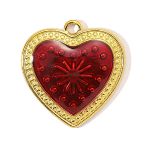Ciondolo in Acciaio Inossidabile Fai-da-Te con Goccia d'Olio Rossa, Nera e Bianca, Ali, Corona, Cuore, <span class=keywords><strong>Angelo</strong></span>, Gioielli Vintage Religiosi per Donne - Product Image 3