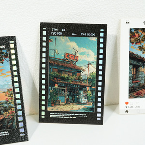 ที่คั่นหนังสือพลาสติกแบบกำหนดเองรักษ์โลก ลายเคป๊อป พิมพ์ดิจิทัล ของที่ระลึก แถบฟิล์ม PVC ใส - Product Image 2