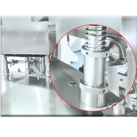 Máquina de Llenado, Sellado y Etiquetado de Doble Cabezal Totalmente Automática para Líquidos y Pastas en Bolsas de Plástico, Fácil de Operar