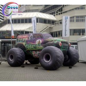 Nouveau modèle de voiture gonflable de conception décoration d'événement publicitaire <span class=keywords><strong>Jeep</strong></span> gonflable - Product Image 5