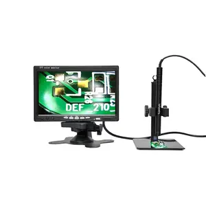 B003A 200X Портативный мини-монитор для телевизора, совместимый с ЖК-дисплеем, цифровой AV-микроскоп, лупа со светодиодным подставкой