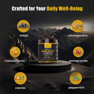 BIOCCHN Suplemento herbal Shilajit Gummies Suplemento de ácido fúlvico Gummies naturales Shilajit con minerales - Product Image 5