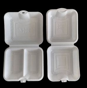 Blister 8*9Inch <span class=keywords><strong>Burger</strong></span> Container Wegwerp Clamshell Scharnierend Deksel Fast Food Verpakking Hamburger Container - Product Image 4