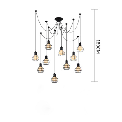 Lustre à 10 têtes