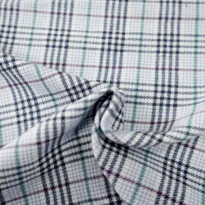 Factory OEM ODM Cheap Wholesale Cotton Fabric Yarn Dyed Checked Fleece Fabric For Shirt