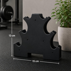 Ensemble d'haltères en néoprène colorés de 1 kg à 10 kg avec support – Vente en gros - Product Image 4