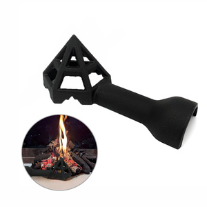 Grille de démarreur de charbon de <span class=keywords><strong>bois</strong></span> en fonte pour barbecue en plein air, pour Camping et grillades - Product Image 2
