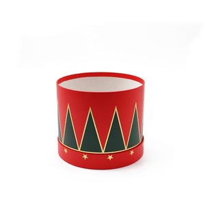 Biodegradable Custom Logo Printing Snack <b>Gift</b> <b>Round</b> Paper Packaging <b>Box</b> for Holiday Christmas Candy Chocolate Packaging Tube - Product Image 5