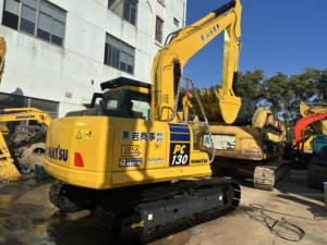 Haute performance utilisé Komatsu PC130 pelle 12.5 tonnes Cummins Engine pompe à moteur pelle d'occasion dans la cour de Shanghai - Product Image 6