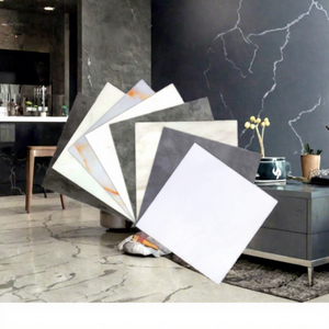 Carrelage de sol en PVC <span class=keywords><strong>auto</strong></span>-adhésif, moderne, effet marbre poli et émaillé, pour appartement, usage intérieur - Product Image 1