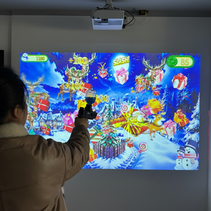 Jeu de tir interactif d'arcade en salle pour plusieurs personnes, jouet de terrain de jeu, pistolet <span class=keywords><strong>laser</strong></span>, projecteur, jeu de tir pour le divertissement - Product Image 5