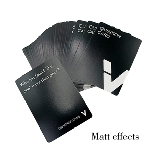 Chất Lượng Cao Tùy Chỉnh Thiết Kế Thẻ Giấy Tương Tác Trò Chơi Cho Người Lớn Cho Các Bên Thêu Logo Nhà Máy Giá - Product Image 3