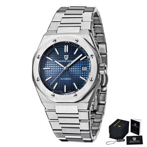 นาฬิกาข้อมือผู้ชาย PAGANI DESIGN รุ่น PD-1673 ระบบออโตเมติก ขนาด 41 มม. กระจกแซฟไฟร์ ตัวเรือนสแตนเลสสตีล กันน้ำ 10 บาร์ เรืองแสง C3 หรูหรา สปอร์ต - Product Image 1