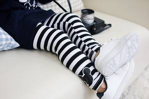 กางเกงขายส่งสำหรับเด็กผู้หญิง ลายทาง ผ้าฝ้าย สไตล์ลำลอง จากผู้ผลิตจีน - Product Image 3