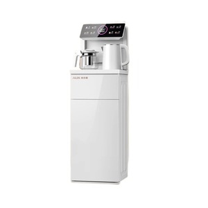 Distributeur d'eau chaude et froide AUX Tea Bar, chargement par le bas, automatique, commande vocale intelligente, modèle vertical blanc - Product Image 5