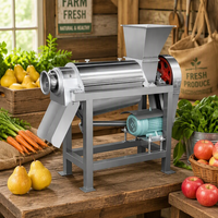 Spiral Screw Cold Press Juicer Extractor Machine RVS Commerciële Fruit- en Groentesapcentrifuge voor Sapverwerkingsbedrijven