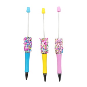 High Quality DIY Beads Colorful Ballpoint <strong>Pens</strong> <strong>Chocolate</strong> <strong>Candy</strong> Bead Ball <strong>Pen</strong> for Gift &amp; Children - Product Image 6