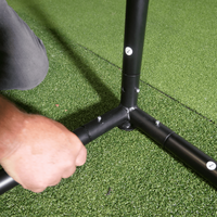 Structure de golf avec écran anti-impact 9.84x8.86x4.92ft