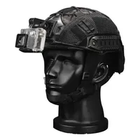 KAMPHO-Adaptateur de Casque Tactique pour Caméra d'Action Avant, Fixation Fixe, pour Rapide, Gopro, Cyclisme, Airsoft, Accessoires