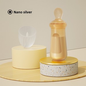 Botella exprimible al por mayor con cuchara <span class=keywords><strong>para</strong></span> puré <span class=keywords><strong>de</strong></span> <span class=keywords><strong>arroz</strong></span>, dispensador suave y seguro <span class=keywords><strong>para</strong></span> alimentos <span class=keywords><strong>de</strong></span> bebé con control <span class=keywords><strong>de</strong></span> flujo y diseño antiasfixia - Product Image 6