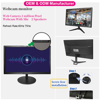 Moniteur de bureau LCD LED Rebekah à prix de gros, 19/20/21/22/23/24/27/32 pouces, 60Hz-280Hz, moniteur de jeu pour ordinateur PC, 900P/1080P